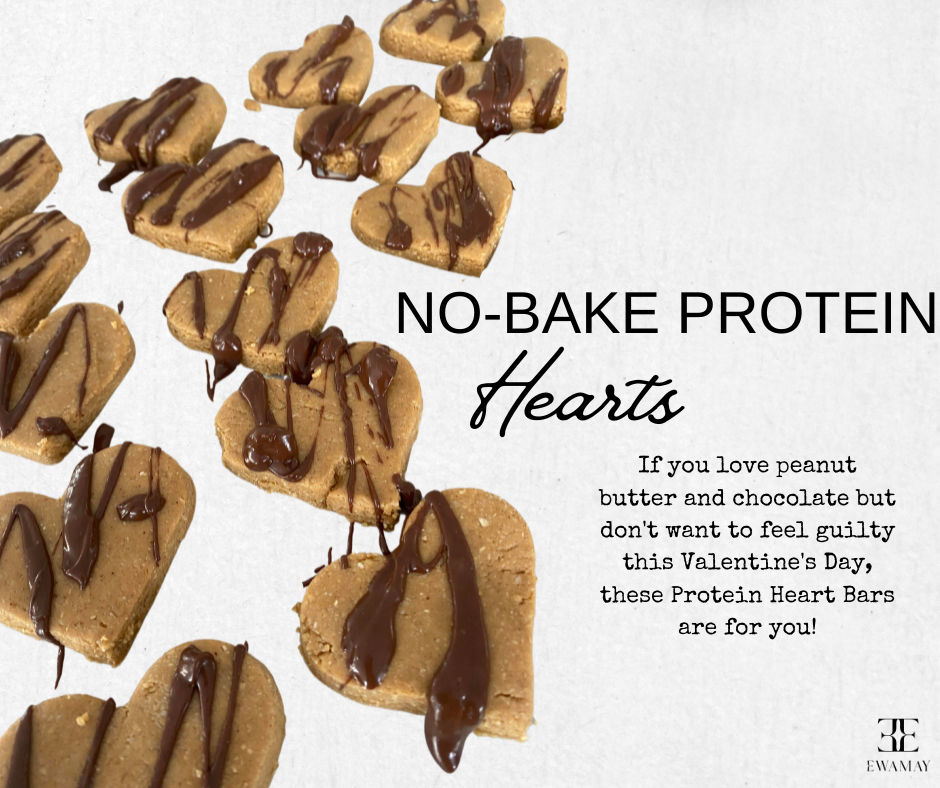 No-Bake Protein Hearts