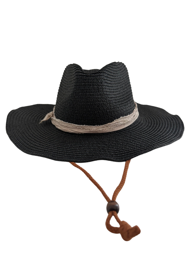 Brixton Straw Hat -Black