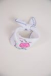 Pink Carnation Handkerchief Bracelet
