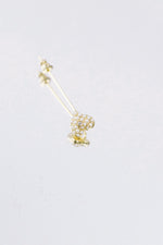 Vintage Heart of Pearls Stick Pin